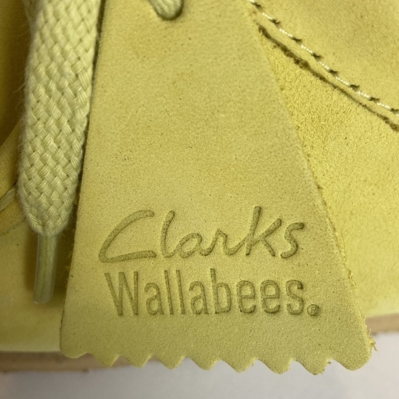 Clarks Originals Wallabee Yellow Men\'s Suede Shoe Moccasins Sz 9.5 US EU 41 main image 15